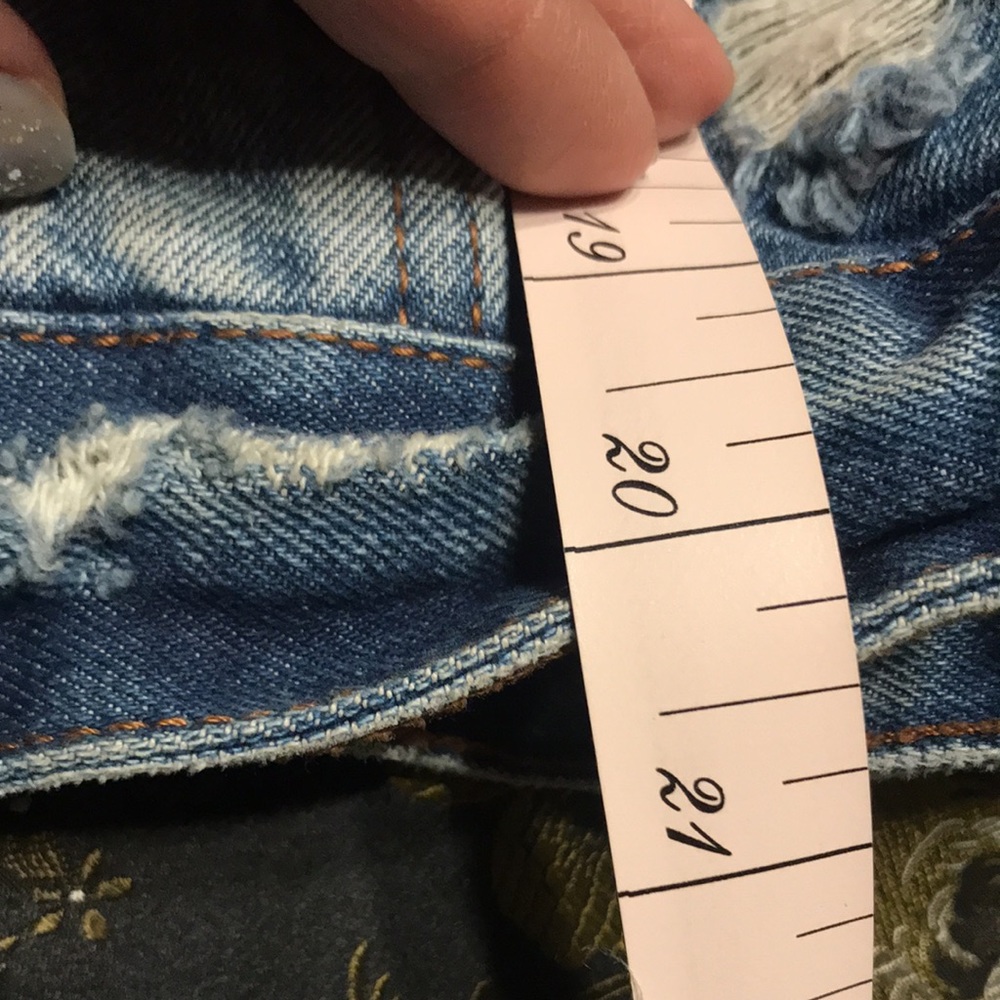 Distressed Denim Jacket - image 8